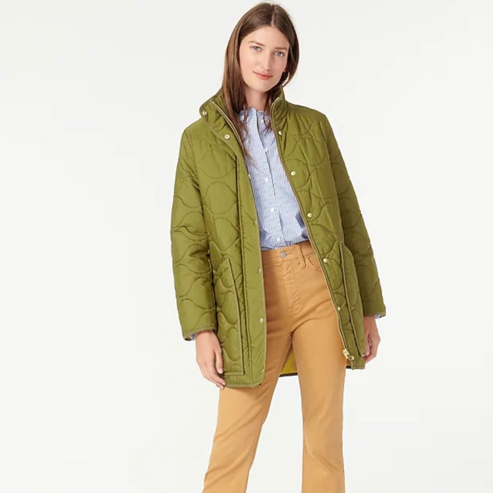 NWT Quilted cocoon puffer with PrimaLoft® XS